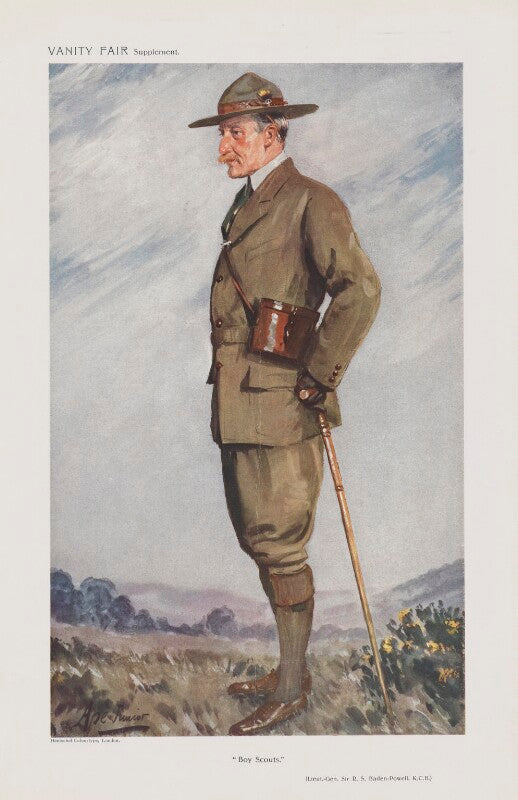 Robert baden powell ('men of the day. no. 1275. "boy scouts."') npg d45605