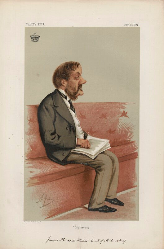 James howard harris, 3rd earl of malmesbury ('statesmen. no. 180.') npg d43650