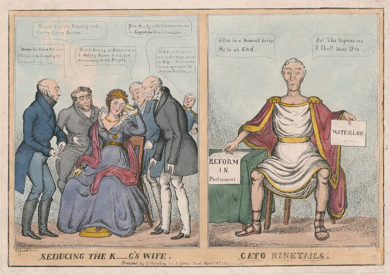 Seducing the k g's wife. cato ninetails. npg d48849