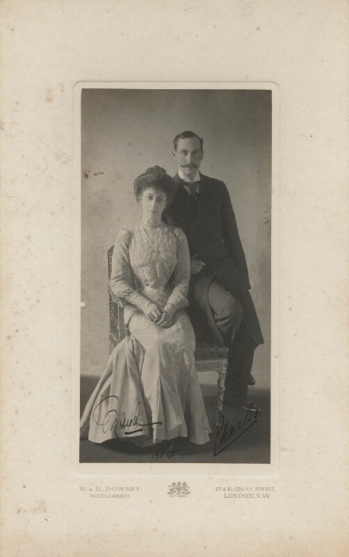 Maud, queen of norway; haakon vii, king of norway npg x12509