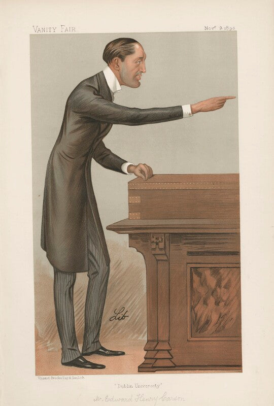 Edward carson, 1st baron carson ('statesmen. no. 625.') npg d44672