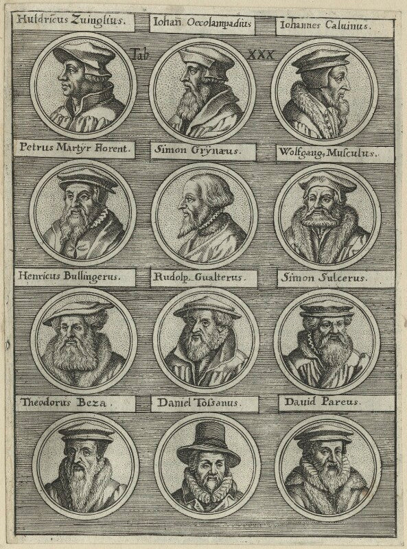 Theologian medallions npg d24786