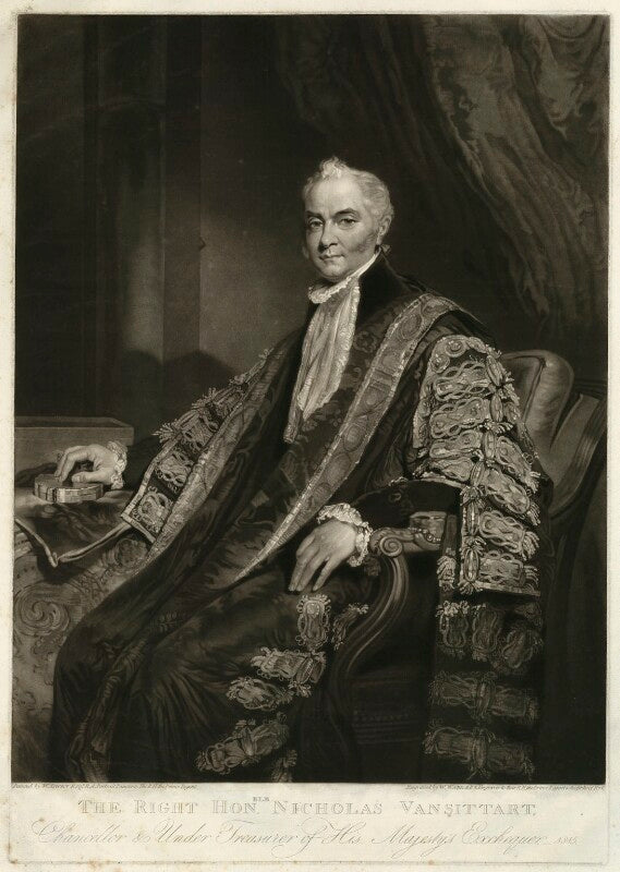 Nicholas vansittart, baron bexley npg d31751