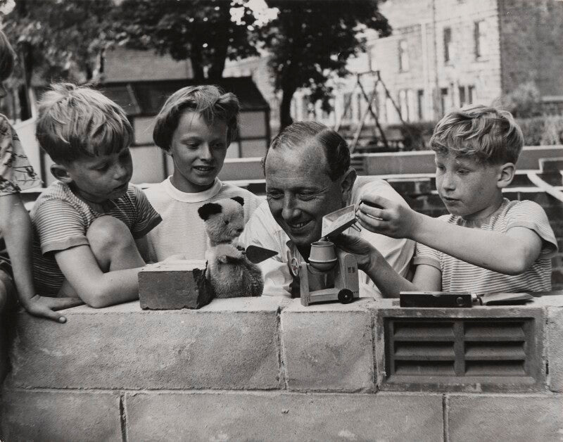 Harry corbett with his sons and 'sooty' npg x194072