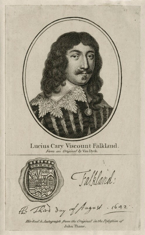Lucius cary, 2nd viscount falkland npg d26677
