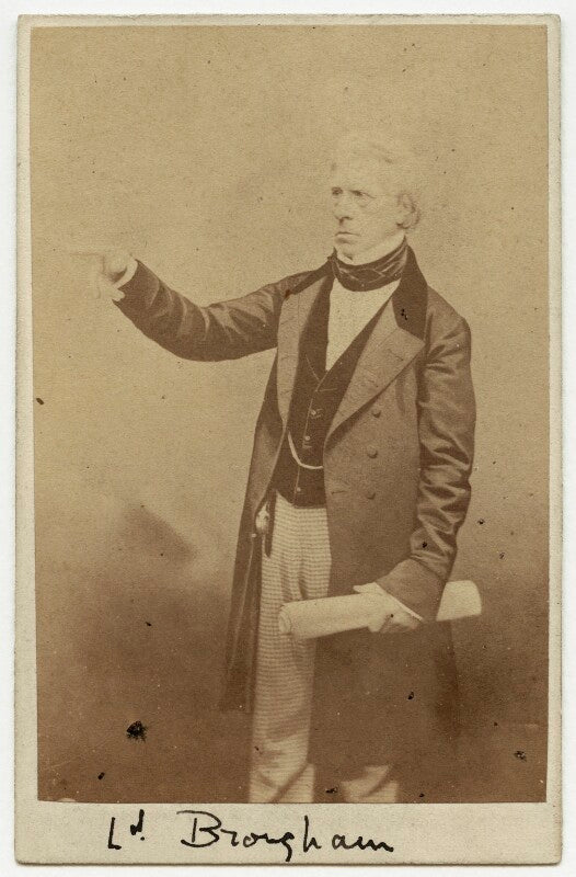Henry brougham, 1st baron brougham and vaux npg x4720