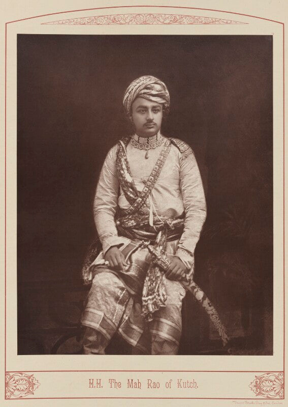 Sir khengartji savai, maharao of cutch npg ax28673