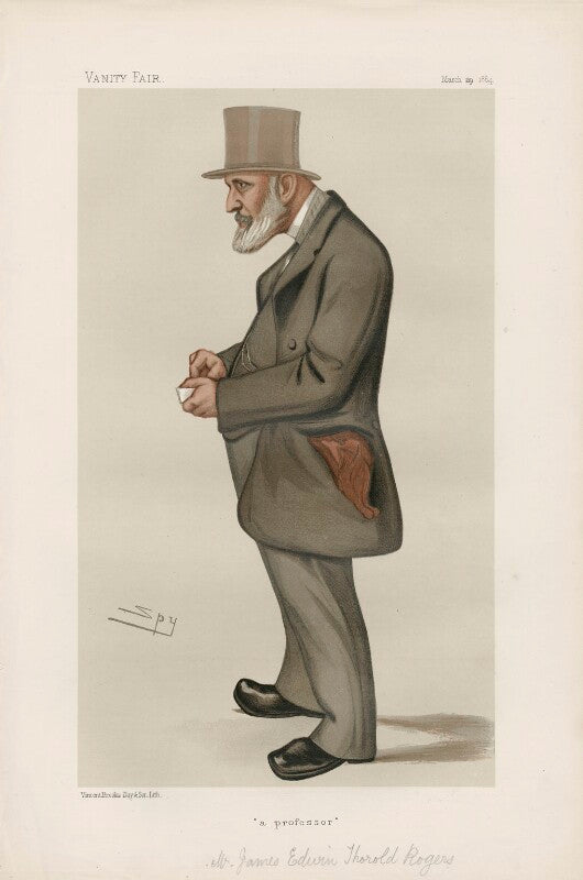 James edwin thorold rogers ('statesmen. no. 443.') npg d44167