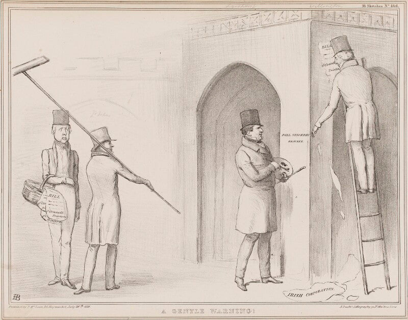 A gentle warning! npg d41380