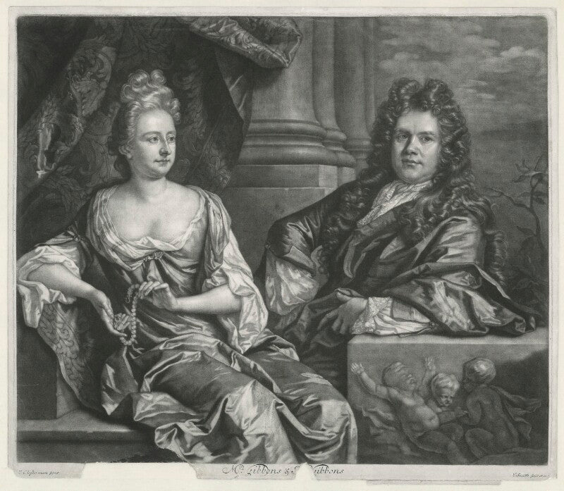 Grinling gibbons; elizabeth gibbons npg d1335