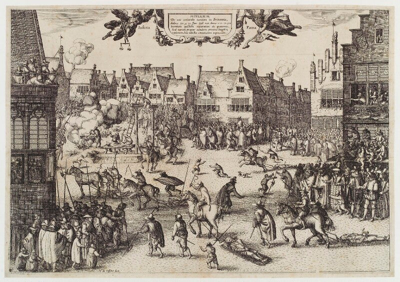 'the execution of the conspirators in the gunpowder plot' (guy fawkes) npg d20306