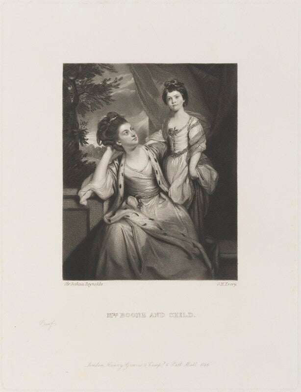Possibly harriet boone (née wright) and daughter npg d14351