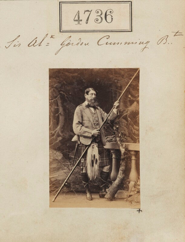 Sir alexander penrose gordon cumming, 3rd bt npg ax54747