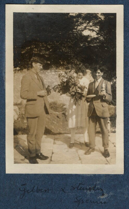 Gilbert spencer; julian vinogradoff (née morrell); sir stanley spencer npg ax140906