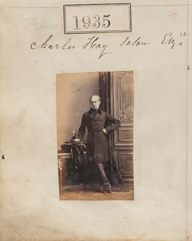 Sir charles hay seton, 7th bt npg ax51325