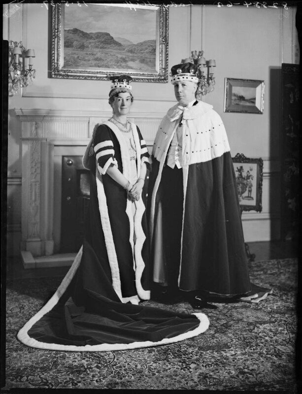 Charlotte iliffe (née gilding), lady iliffe; edward mauger iliffe, 1st baron iliffe npg x152880