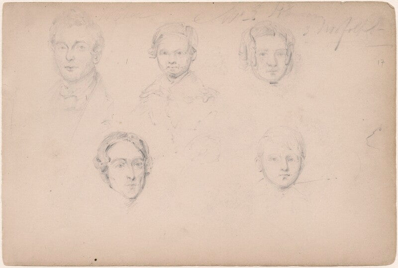 Five unknown sitters npg d23313(28)