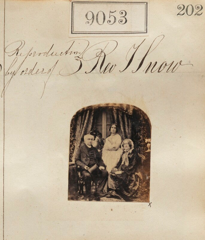 'reproduction by order of rev. t snow (b)' npg ax58876