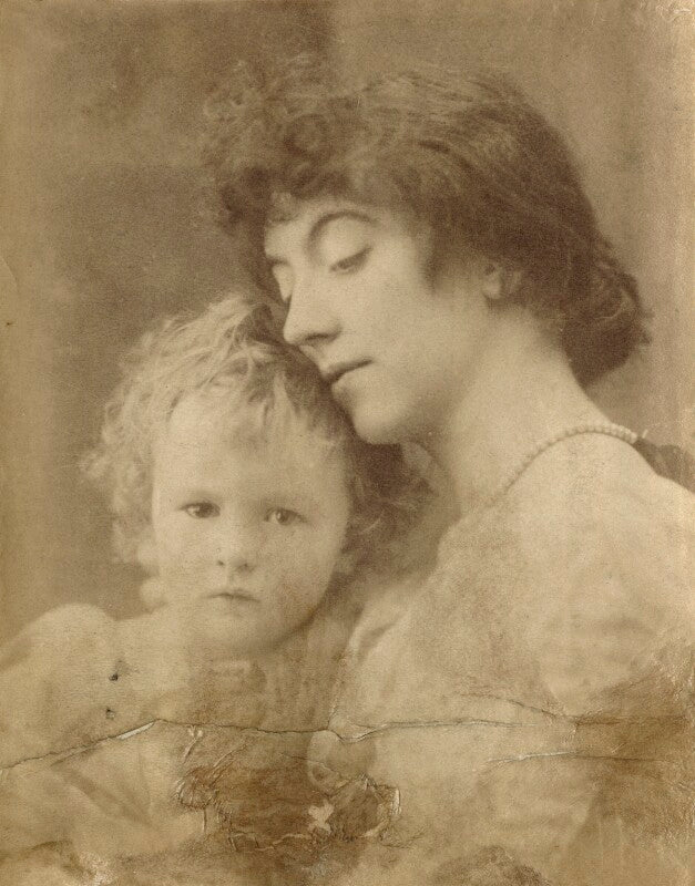 Leopold hamilton myers; eveleen myers (née tennant) npg ax68348