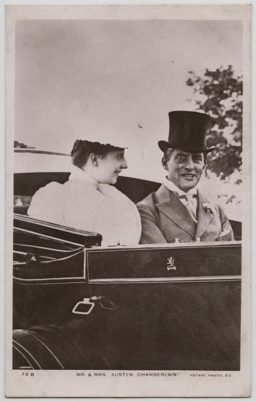 Ivy muriel (née dundas), lady chamberlain; sir (joseph) austen chamberlain npg x197754
