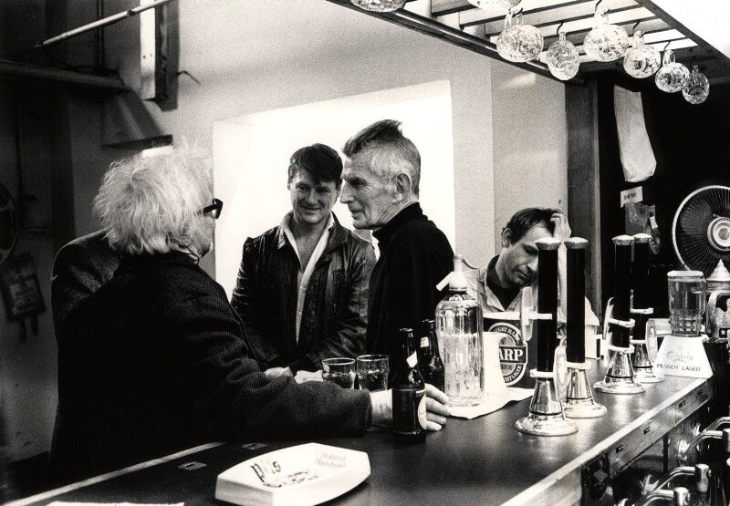 Samuel beckett and four unknown men npg x28995