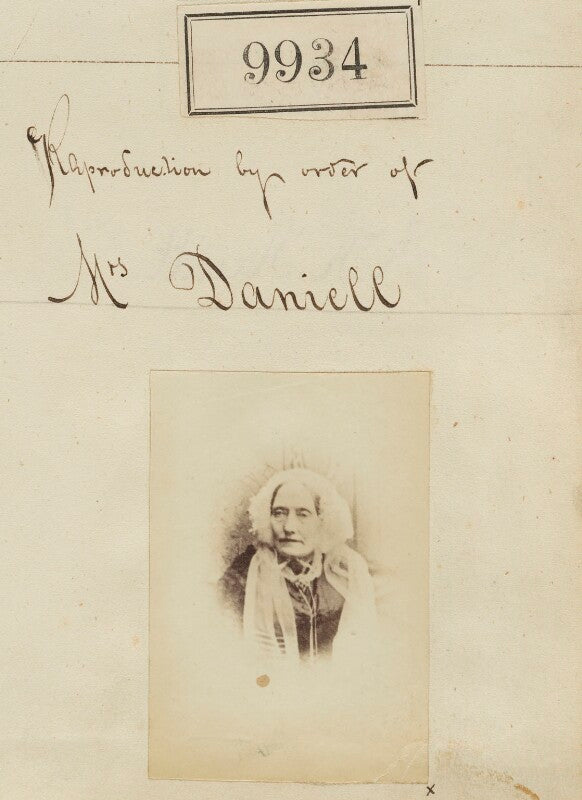 'reproduction by order of mrs daniell' npg ax59652