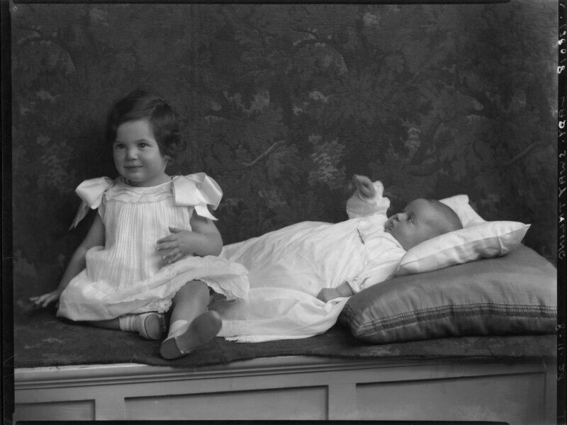 Jean mary highett (née montagu); david charles samuel montagu, 4th baron swaythling npg x70789