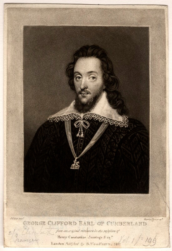 George clifford, 3rd earl of cumberland npg d1607