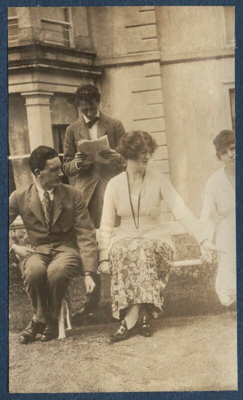 Sir osmond thomas esmonde, 12th bt; evan morgan, 2nd viscount tredegar; lois ina (née sturt), viscountess tredegar npg ax140726