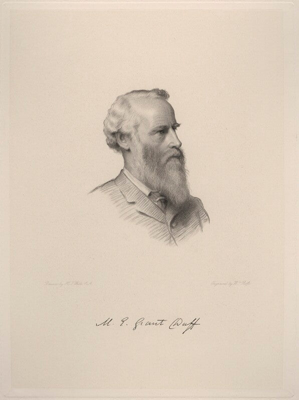 Sir mountstuart elphinstone grant duff npg d20735
