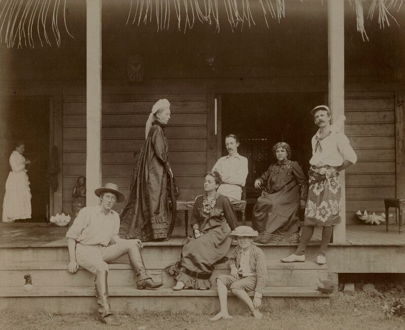 Robert louis stevenson and family npg x4630
