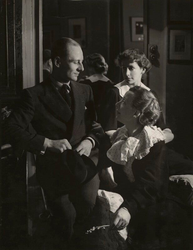 John gielgud; dame edith evans; dame peggy ashcroft in 'the seagull' npg x1860