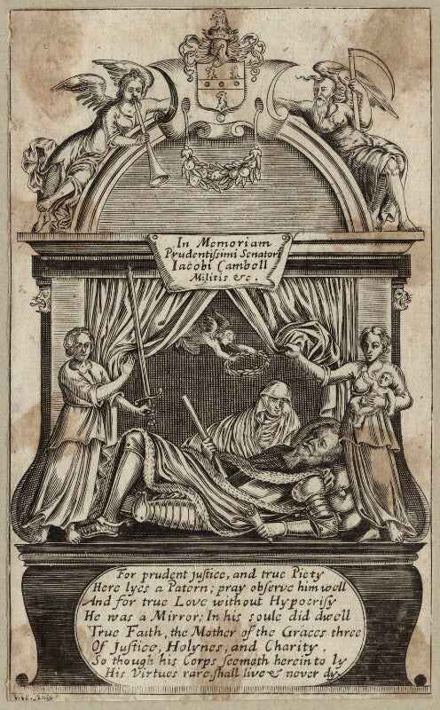 The tomb of sir james cambell npg d27232