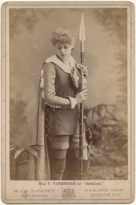 Violet vanbrugh (violet augusta mary barnes) as rosalind in 'as you like it' npg x196021