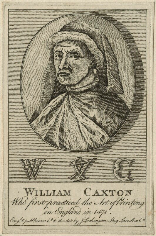 William caxton npg d24080