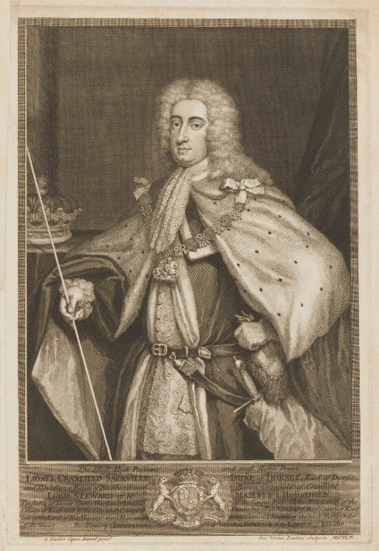 Lionel sackville, 1st duke of dorset npg d35360