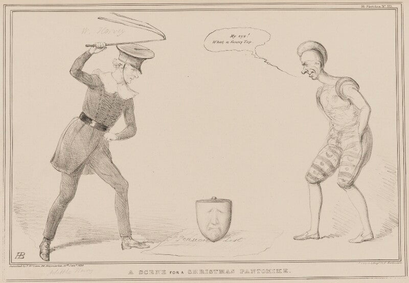 A scene for a christmas pantomime npg d41447