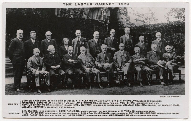'the labour cabinet, 1929' npg x197884