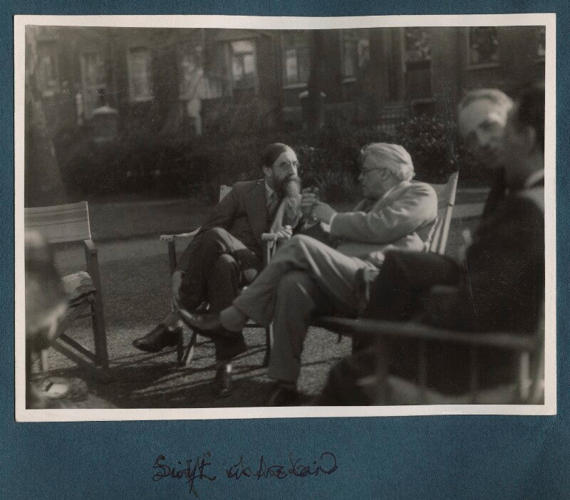 Lytton strachey; w.b. yeats npg ax143306