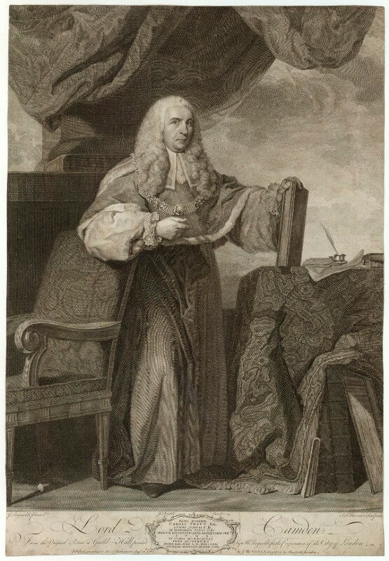 Charles pratt, 1st earl camden npg d32554