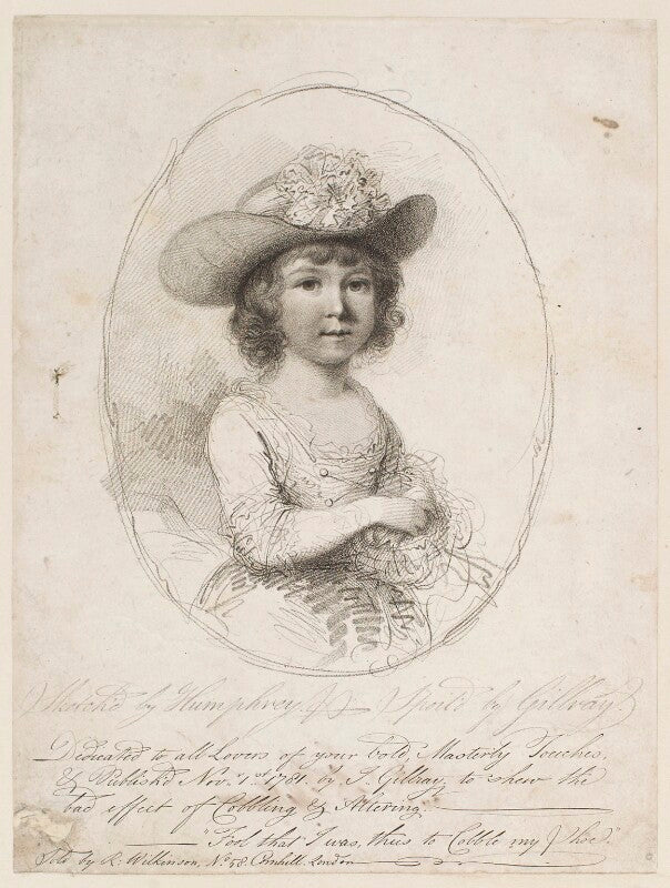 William lamb, 2nd viscount melbourne ('sketched by humphrey spoil'd by gillray') npg d12295