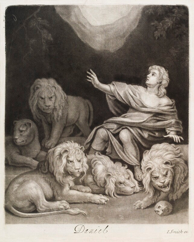 Daniel in the lions den npg d11745