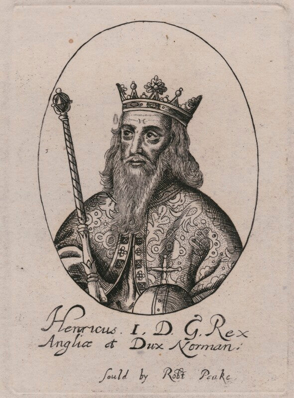 Fictitious portrait of king henry i npg d33873