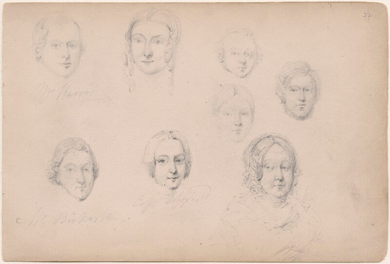 Mr harris and seven unknown sitters npg d23313(19)