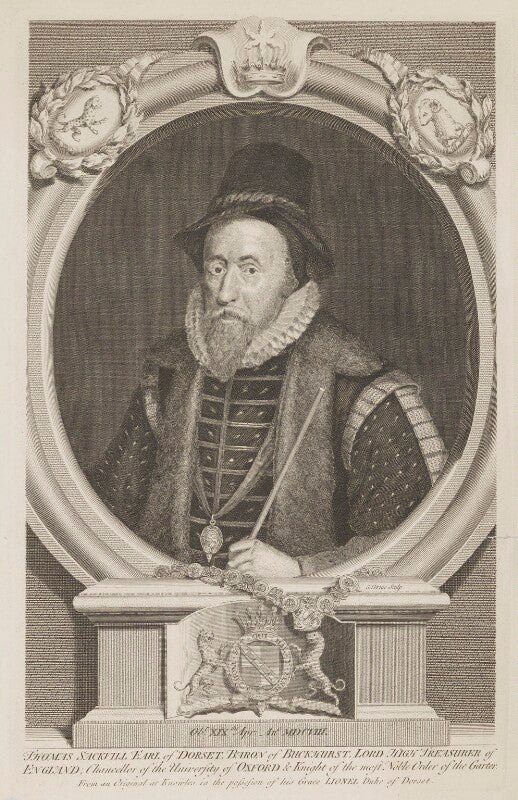 Thomas sackville, 1st earl of dorset npg d35356