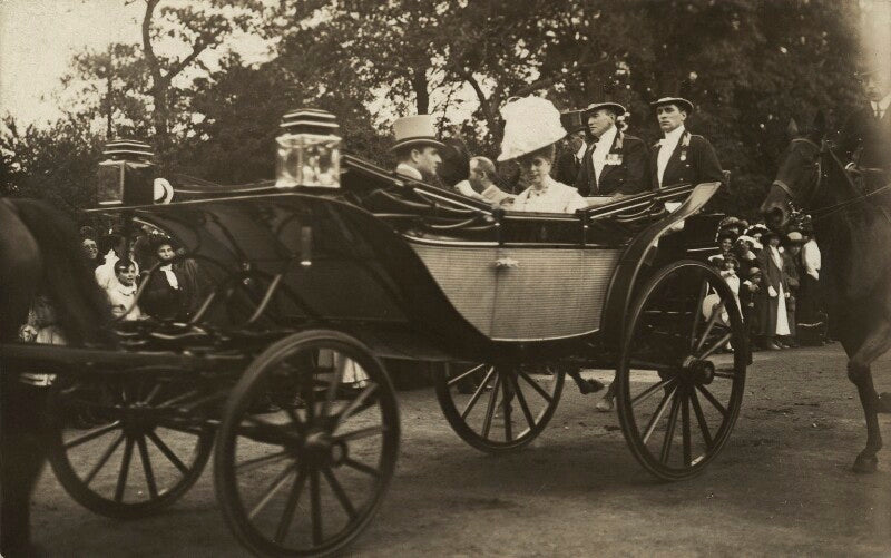 Adolphus frederick, grand duke of mecklenburg strelitz; king george v; queen mary npg x47141