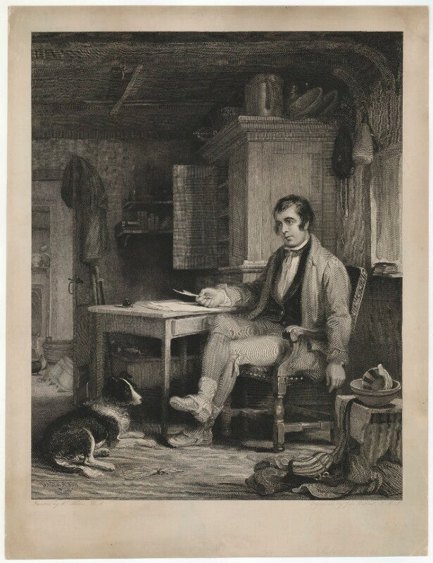 Fictitious portrait of robert burns npg d32438