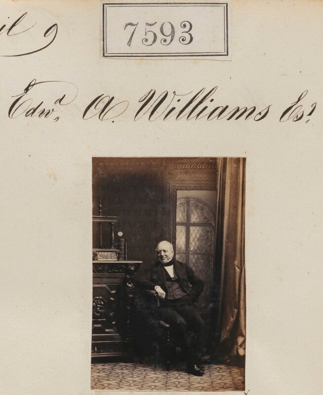 Possibly edward augustus williams ('edwd a. williams esq') npg ax57432