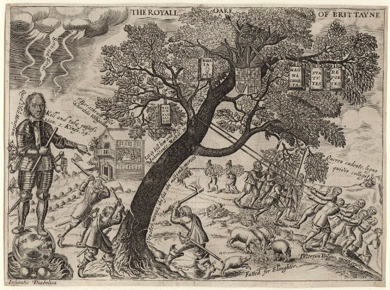 Oliver cromwell ('the royall oake of brittayne') npg d2234