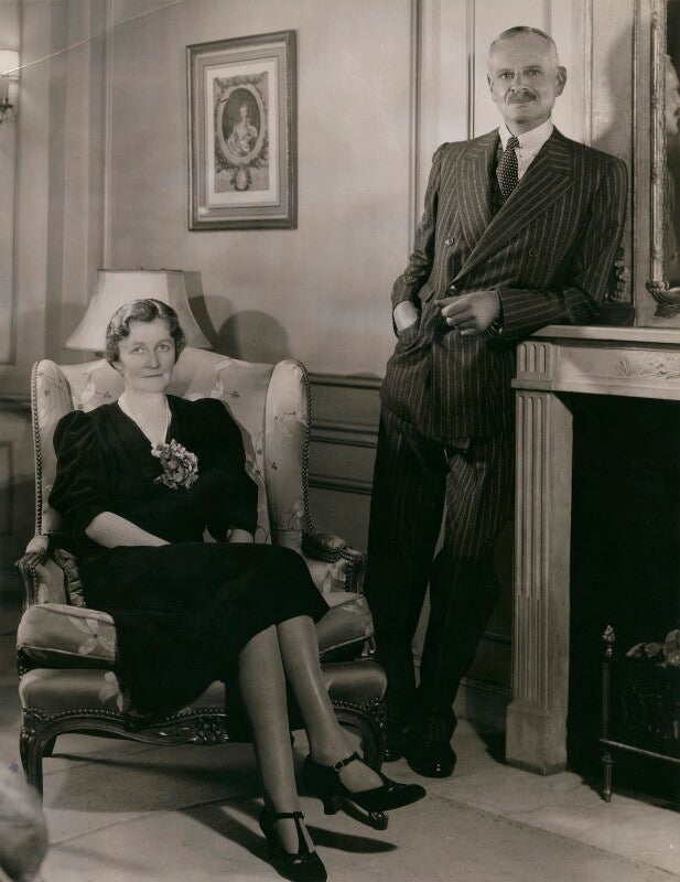 Violet mary (née elliot murray kynynmound), lady astor of hever; john jacob astor, 1st baron astor of hever npg x194007